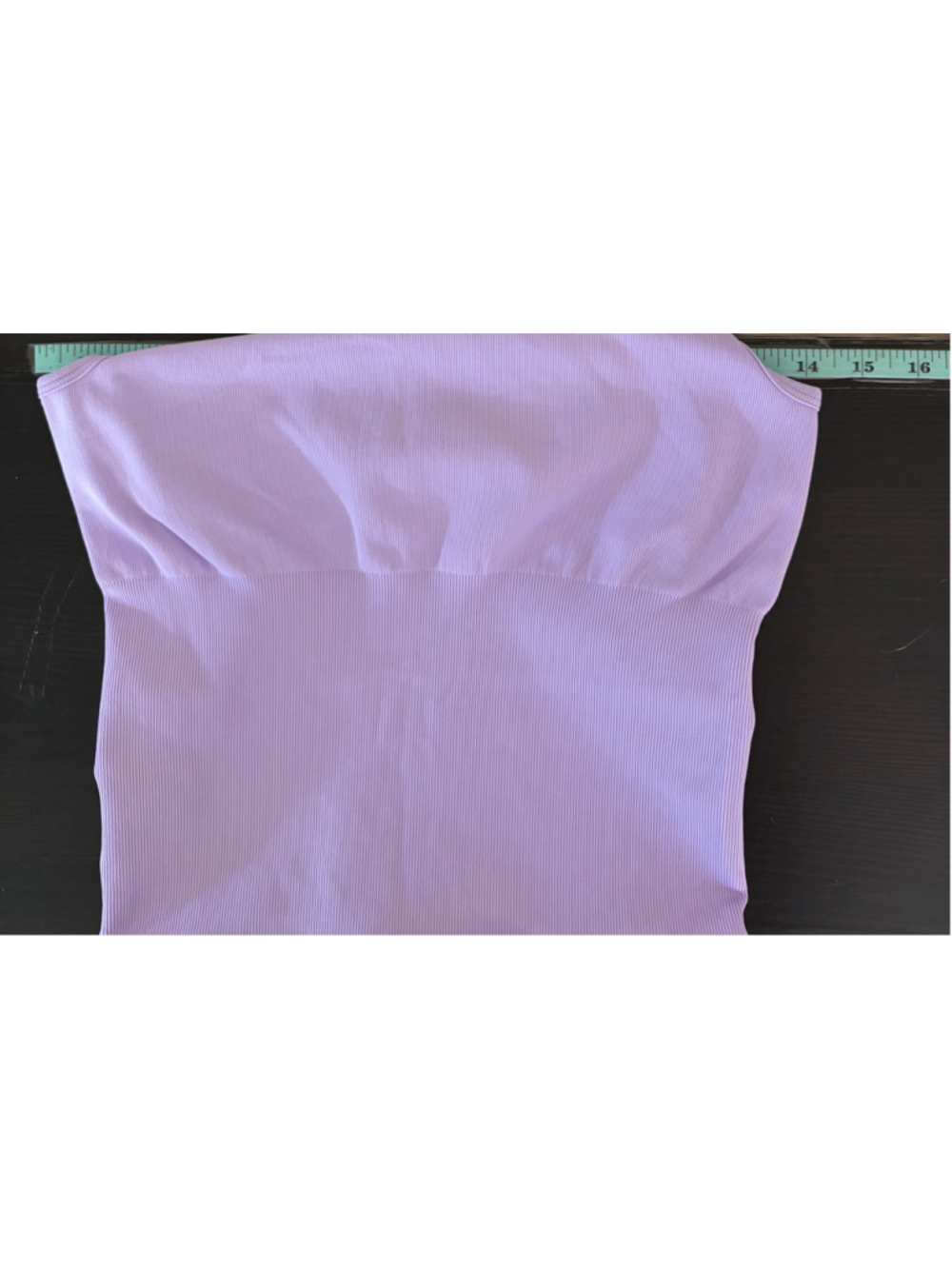 OQQ Seamless Ribbed Tank Capsule Wardrobe Bodysuit Lavender Purple Size S - Picture 5 of 5